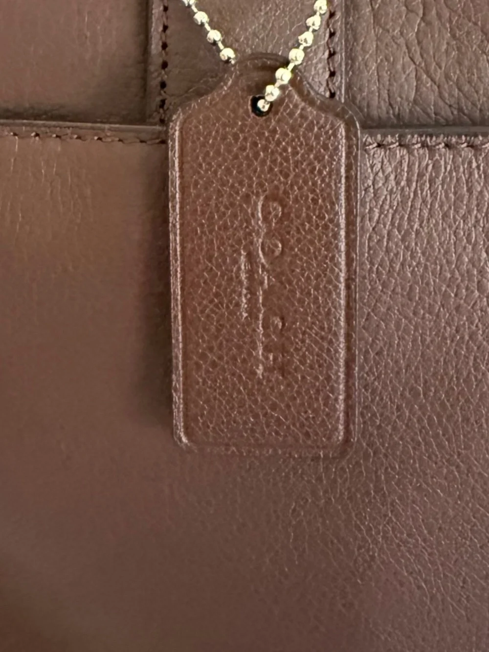 NWT Coach Hamilton Commuter Bag in Smooth Leather Mahogany Brown F54804